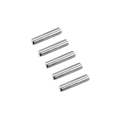 MECCANIXITY Fully Threaded Rod M5 x 20mm 0.8mm Thread Pitch 304 Stainless Steel Right Hand Threaded Rods Bar Studs 5 Pack - size: M5 x 20mm