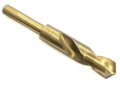 NACX 21mm Reduced Shank Cobalt Drill Bit, HSS 6542 High-Speed Steel Twist Drill Bits with 1/2” Shank for Metal Plastic Wood - size: 21mm
