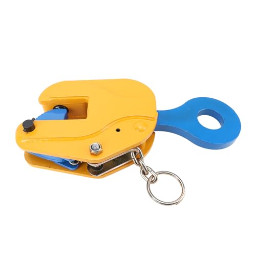 Eujgoov Vertical Plate Lifting Clamp 2 Ton 4400 LBS Alloy Steel 0-30mm Jaw Opening with Rustproof Coating for Steel Plate Lifting Transporting