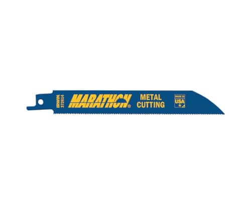 IRWIN Tools Reciprocating Saw Blade, Metal-Cutting, 6-Inch 24 TPI, 5 Pack (372624P5) - size: 6", style: 24TPI / 24TPI / 5-count