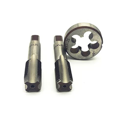 AtticZone M16 x 1.25 Metric Hand Thread Tap and Die Set, Right Hand - size: M16x1.25