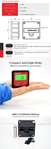 GemRed Digital Angle Gauge DAG-V1 for Measuring and Layout