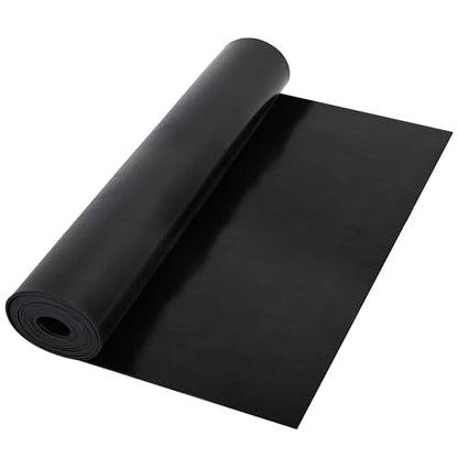 Neoprene Rubber Sheet - 1/16 Inch Thick x 16 Inch Wide x 10 Feet Long Neoprene Rubber Strips Rolls for DIY Gaskets, Pads, Seals, Crafts, Flooring, Cushioning of Anti-Vibration, Anti-Slip - size: W:16In x T: 1/16In x L: 10Ft