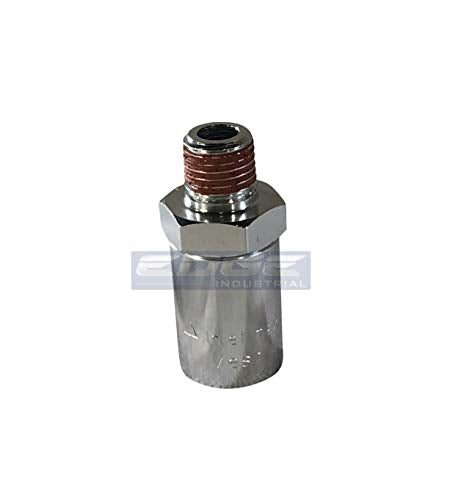 1/4" NPT in-Line Filter, 2" Long with 1/4" Female NPT Inlet x 1/4" Male NPT Outlet
