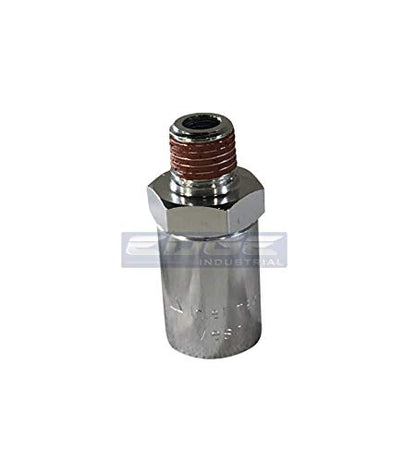 1/4" NPT in-Line Filter, 2" Long with 1/4" Female NPT Inlet x 1/4" Male NPT Outlet
