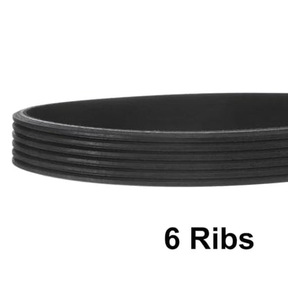 uxcell 400J6 PJ V-Ribbed Belt 6 Ribs 40" Length x 0.55" Width, EPDM Poly V Belt - size: 400J6