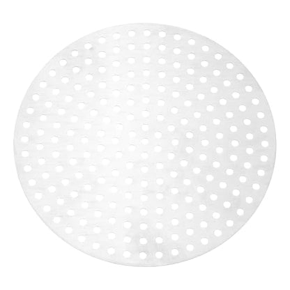 PATIKIL 6" Diameter 304 Stainless Steel Perforated Sheet, 0.16" Hole 19GA Expanded Metal Mesh Round Slices Plate Screen Decorative Meshes for Ventilation Grill Smoking, Silver Tone - size: 6inch