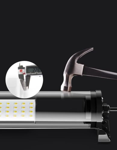 12W LED Milling Machina Lights Tube CNC Lathe Led Machine Work Light Explosion-Proof Lamp Waterproof IP65 Oil-Proof Industrial Lighting 110V-220V (12W) - size: 12W