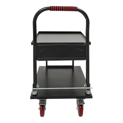 700LBS Heavy Duty Push Cart Dolly Foldable Moving Cart Flatbed Cart