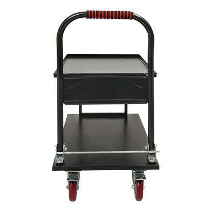 700LBS Heavy Duty Push Cart Dolly Foldable Moving Cart Flatbed Cart