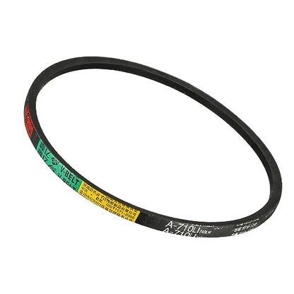 A-710Li/A28 Drive V-Belt - [12mm Width x 8mm Height] A-Section Rubber Drive Belt Wrapped for Transmission Use, 710mm Inside Circumference - size: A-710Li