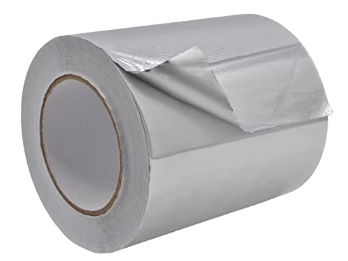 WOD Aluminum Foil Tape - 6 inch x 50 yd. Heat Shield Reflective Sealant Tape - Ideal for HVAC, Duct, Pipe, and Metal Insulation and Repair Home or Business Uses AFTR36 - size: 6 inch (144mm)