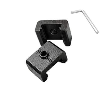 2Pcs Positioning Block Stopper for MGN9 Linear Rail, Stop MGN9 H or C Bearing Slider Block Out Off Mini Miniature Linear Sliding Guide Rail, with 1pcs M2 Hexagonal Wrench Handle to Lock The Stops - size: for MGN9