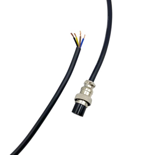 GX16 4 Pin Aviation Connector Cable Female Plug with Wire 1M - color: 4 pin, size: 1 m