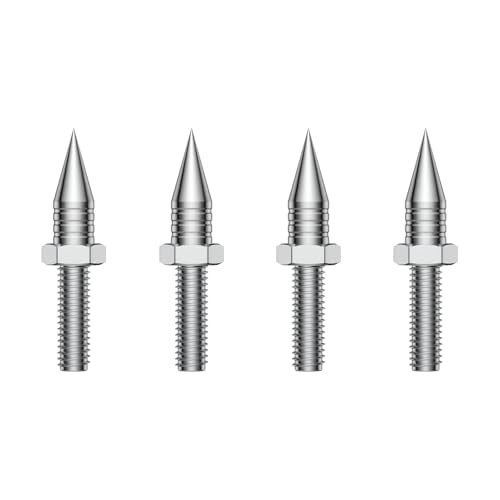 Tertullus Speaker Spikes M6 Vibration Isolation Stand Feet (Without Spike Pad) for Speaker, Subwoofer, Amplifier, CD DVD Player (4 pcs) - size: M6-42
