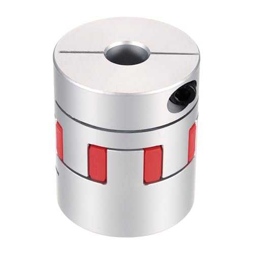 MECCANIXITY Aluminum Shaft Coupling Shaft Coupler 14mm to 16mm Flexible Spider Coupling L50mm x D40mm Coupler Jaw Spider Shaft Joint Connector for 3D Printers DIY CNC Router Milling Machine - size: 14mm to 16mm