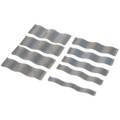1/8 Inch Wavy Steel Parallel Set, Parallel Blocks Set of 9 Pairs Corrugated Parallel Spacers