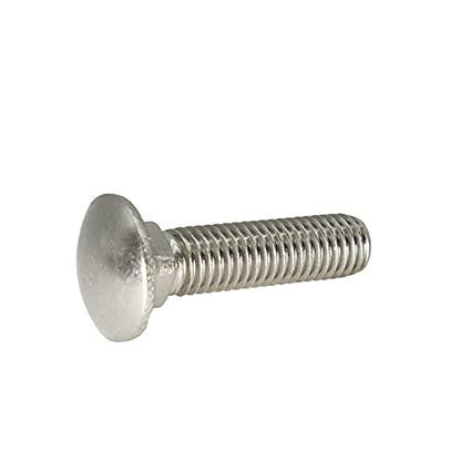 SANTIE 1/4-20 UNC x 1.1/2 Inch Carriage Bolts, Stainless Steel (A2) - size: 1/4"-20 X 1-1/2" (25pc)