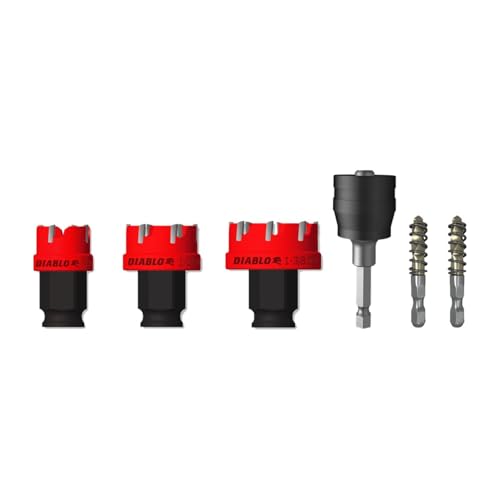 Diablo Steel Demon Carbide Teeth Hole Cutter Set - 6-Pieces