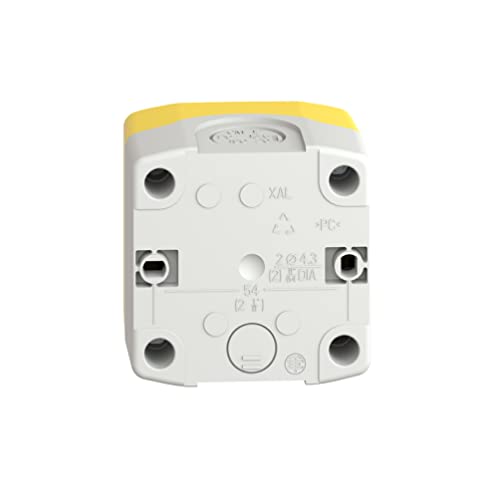 Schneider Electric Yellow Station - 1 red Mushroom Head pushbutton Ø40 Turn to Release 1NO+1NC - style: 1 NC