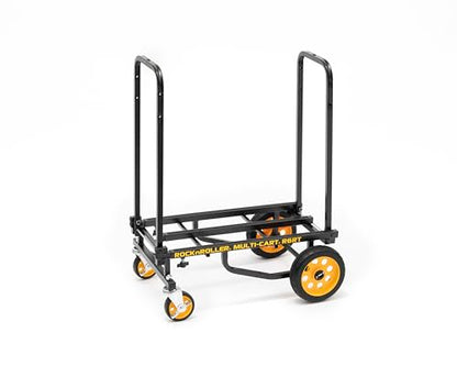 Rock-N-Roller R6RT (Mini) 8-in-1 Folding Multi-Cart/Hand Truck/Dolly/Platform Cart/29" to 42.5" Telescoping Frame/500 lbs. Load Capacity, Black - style: R6RT