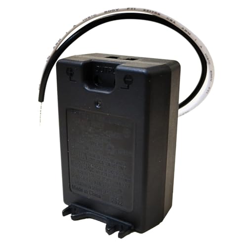 Newhouse Hardware 16TR-P 120-240V Input, 16 VDC/10VA Output Doorbell Transformer with Plastic Casing, Black, UL Certified - style: 16 VDC, 10VA Plastic Casing