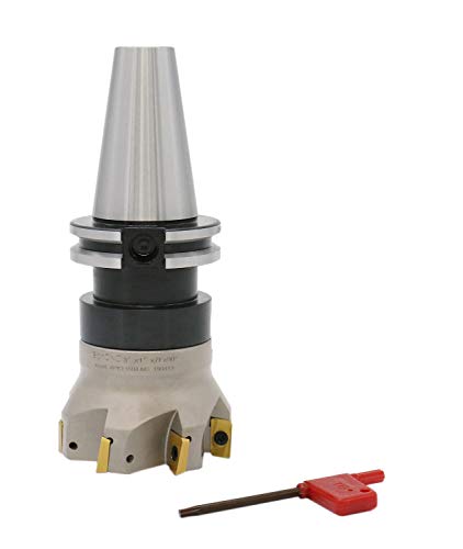 Accusize Industrial Tools Indexable Face Mill, 3 in, 7104-4518 - size: 3 in, style: with CAT40 Holder