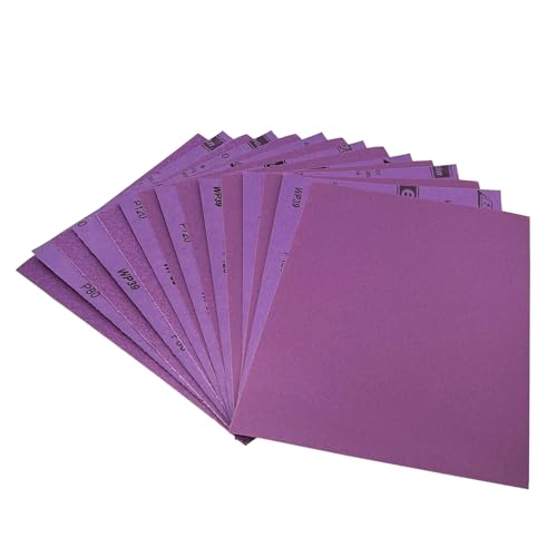 80 120 180 Grit Wet Dry Sandpaper, 15pcs 9 x 11 Inch Sanding Sheets - style: Grit 80 - 800