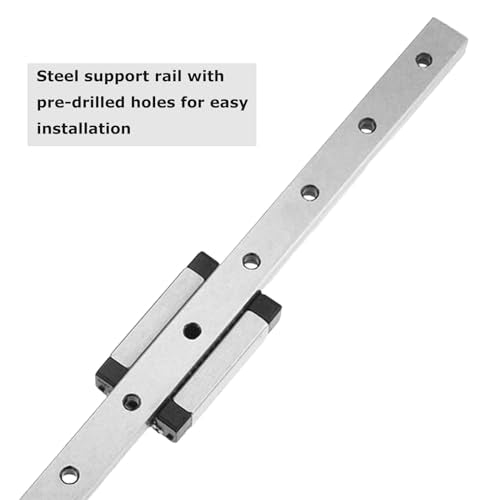 150mm Long MGN9 Miniature Linear Rail with 1PCS MGN9H Carriage Block - color: MGN9H, size: 150mm/5.91 inches