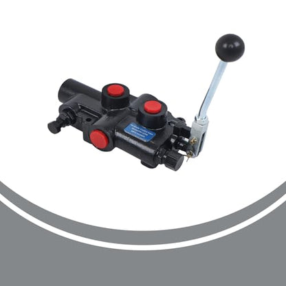 1 Spool 21GPM 4300PSI Hydraulic Directional Control Valve for Tractors Tractors Loaders Log Splitter SAE Ports Double Acting Valve