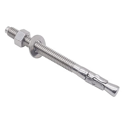 Concrete Anchors 3/8, Wedge Anchors for Concrete&Anchor Bolts - size: 3/8" x 4-1/2"