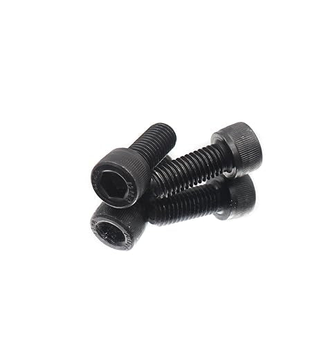 10pcs M10 x 20mm Black Socket Cap Bolts Screws 12.9 Grade Alloy Steel - size: 10pcs M10 x 20mm