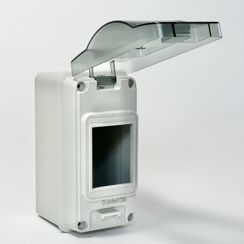 Waterproof Electrical Circuit Breaker Distribution Box IP65 HT-2Way by United CSS - size: 2Way