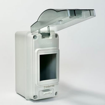 Waterproof Electrical Circuit Breaker Distribution Box IP65 HT-2Way by United CSS - size: 2Way