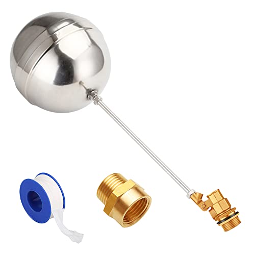 Uenede Float Ball Valve DN20 3/4" Male Thread with NPT Adapter - size: 3/4"-1PCS