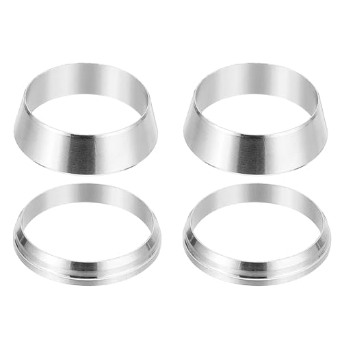 PATIKIL 3/4" Tube OD 304 Stainless Steel Compression Tube Fitting Sleeve, 2 Pack Double Ferrule Ring Tubing Fitting Assortment Kit, Silver - size: 0.75 Inch