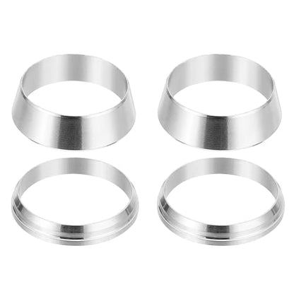 PATIKIL 3/4" Tube OD 304 Stainless Steel Compression Tube Fitting Sleeve, 2 Pack Double Ferrule Ring Tubing Fitting Assortment Kit, Silver - size: 0.75 Inch
