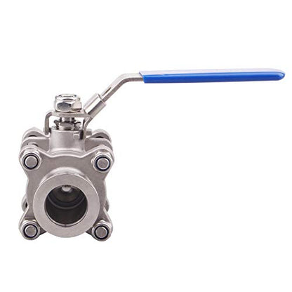DERNORD Vacuum Ball Valve 304 Stainless Steel Clamp Valve with Locking Device (KF-25) - size: KF-25