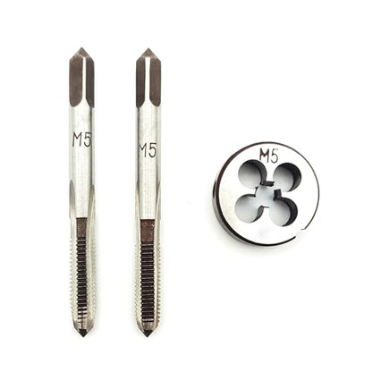 AtticZone M5 x 0.8 Metric Hand Thread Tap and Die Set, Right Hand - size: M5x0.8
