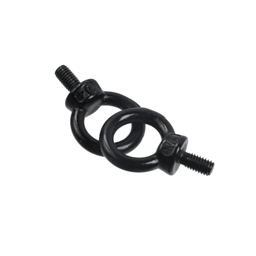 Antrader M6 Lifting Eye Bolts,10PCS Stainless Steel Machinery Shoulder Lifting Eye Bolt - size: M6,10pcs