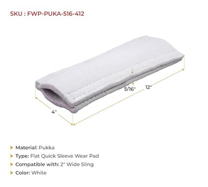 Mytee Products Yellow Polyester Web Sling Wear Pad for Rigging and Lifting Slings Protection - size: 10 - Pack, style: Pukka Sling Sleeve (4" x 12" - 5/16")