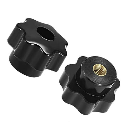 1pcs M6 Thru Hole Star Knobs Nuts for Lathes Mechanical Equipment Instrumentation and Pharmaceutical Industry Equipment Through Hole Knob Nut, Head Dia 30 - size: D30-M6