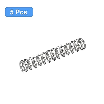 uxcell 5Pcs Compression Spring 304 Stainless Steel 5mmOD,0.8mmWD,30mmFL - size: 0.8mmx5mmx30mm