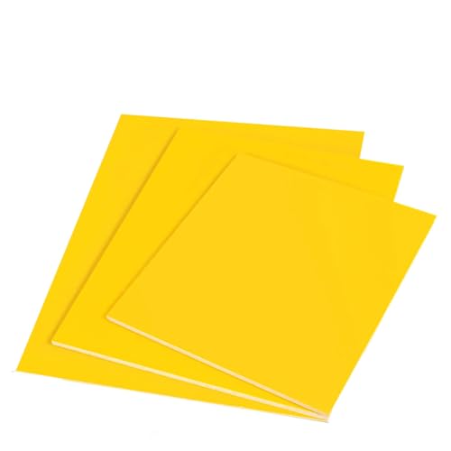 JAXU CWN 'ART 2 Pcs 3240 Fiberglass Sheet Epoxy Resin Insulating Board DIY Electrical Engraving Cutting 300 x 300 x 1.5mm, Yellow