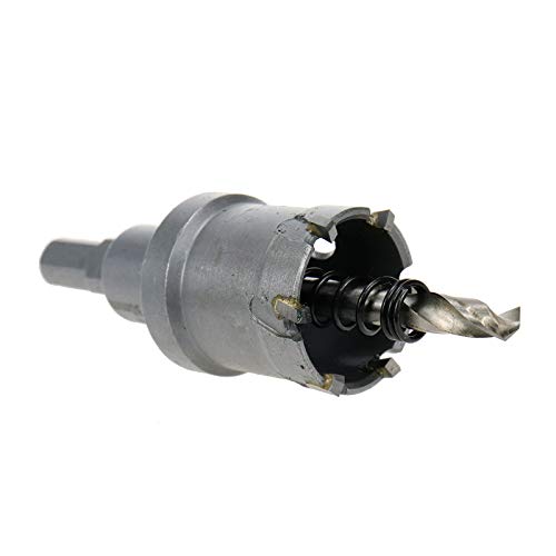 Carbide Hole Saw 1.2-inch/30mm Cutting Dia Hole Cutter for Cutting Stainless Steel Iron - size: 1.2"/30mm