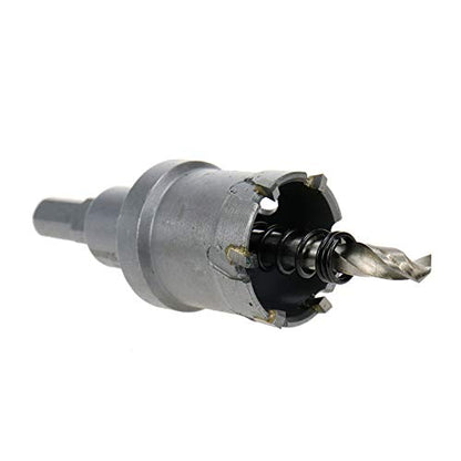 Carbide Hole Saw 1.2-inch/30mm Cutting Dia Hole Cutter for Cutting Stainless Steel Iron - size: 1.2"/30mm
