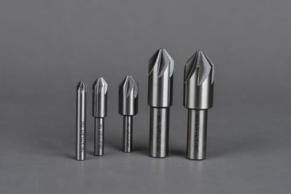 Countersink Drill Bits Set JESTUOUS 82 Degree 6 Flute 5 Pieces