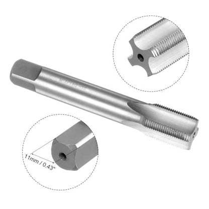 uxcell M17 x 1mm Metric Tap and Die Set, Machine Thread Screw Tap with Round Threading Die, Tap & Die Kit for Nut Screw Bolt Thread Repair - size: M17 x 1mm