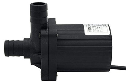 AUBIG DC40A-1245 DC 12V 1.2A 14.4W Brushless Magnetic Drive Centrifugal Submersible Oil Water Mini Pump 620L/H 4.5M/14.7ft - color: Max Flow Rate: 620l/H