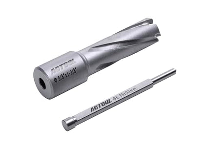 5/8'' Diameter x 1-3/8'' Depth of Cut Carbide Tipped TCT ANNULAR Cutter with 3/4'' Weldon Shank - size: 5/8'' x 1-3/8''